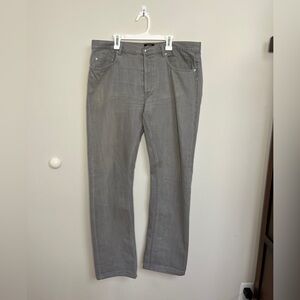 A.P.C. Mid-Rise Gray Straight Leg Jeans